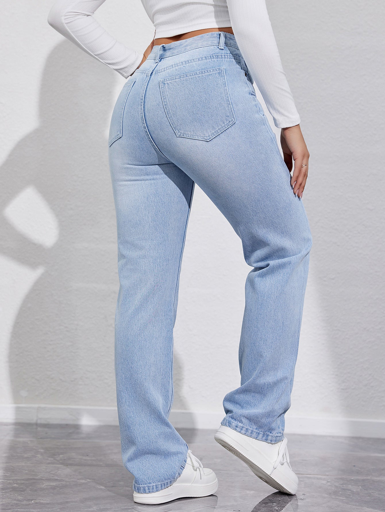 High Waist Flared Jeans