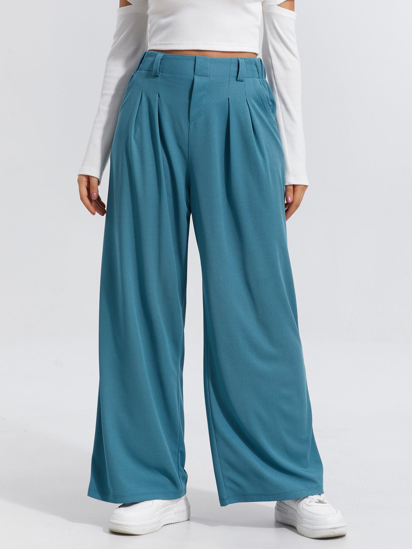 Casual Loose And Elegant Wide-leg Pants