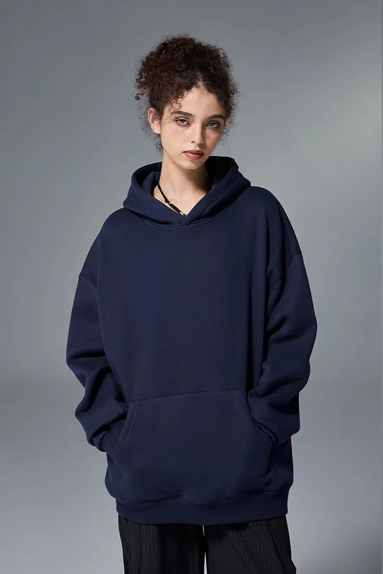 Fleece-lined Hooded Sweater