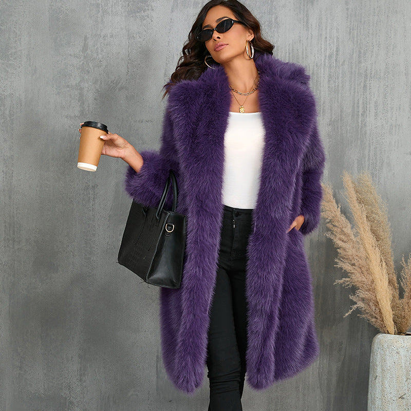 Plush Fur Coat