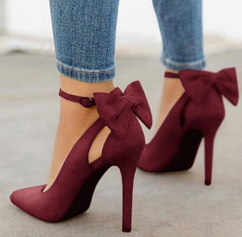 Bow High Heels