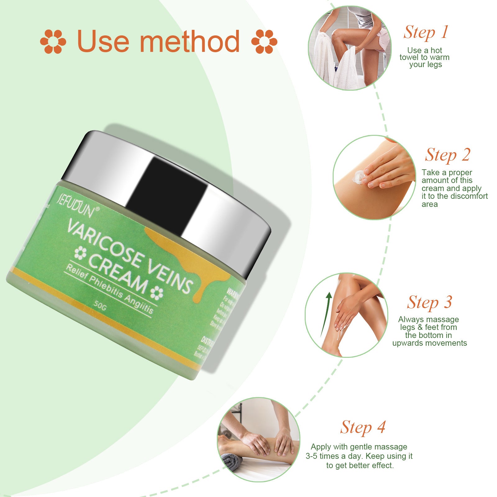 Vein Cream Red Blood Streaks Repair