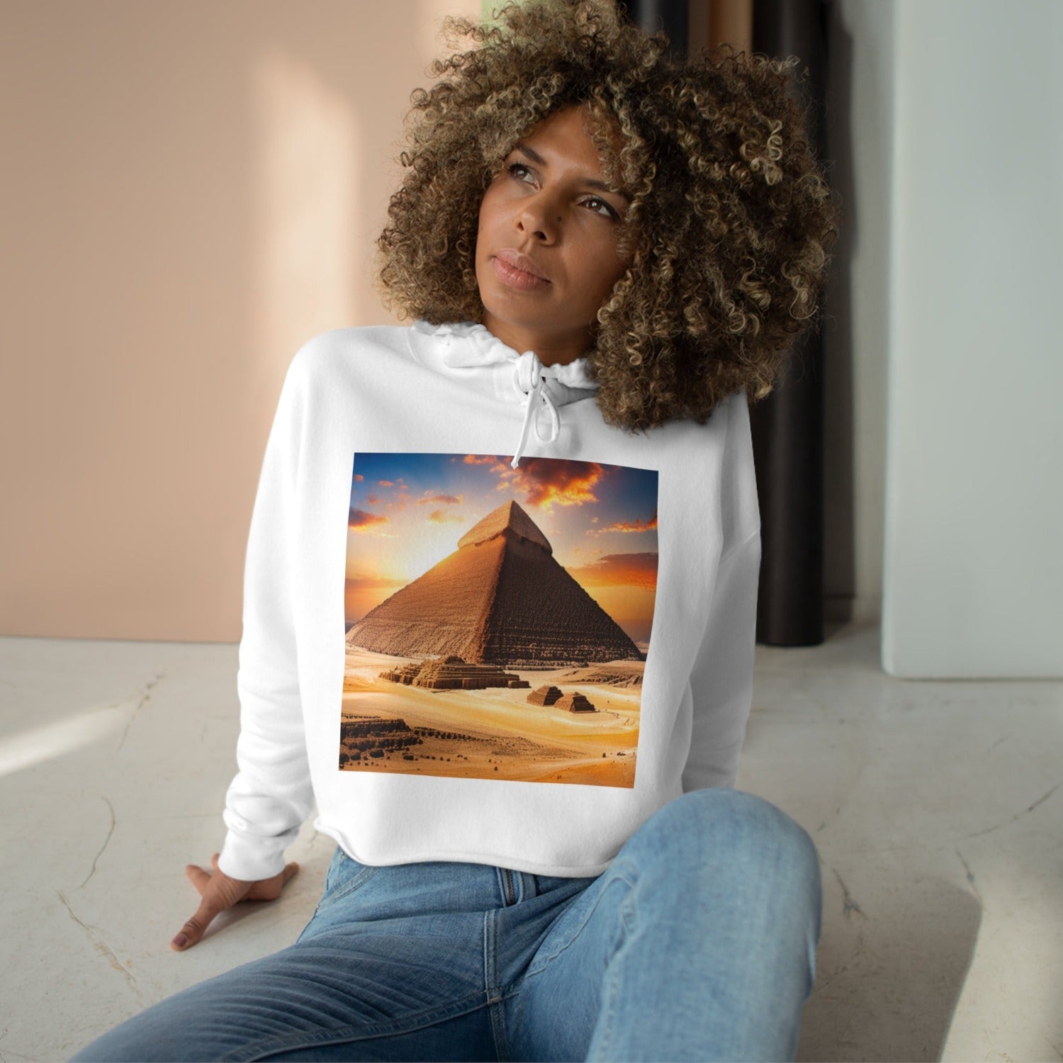 Pyramid Printed Hoodie