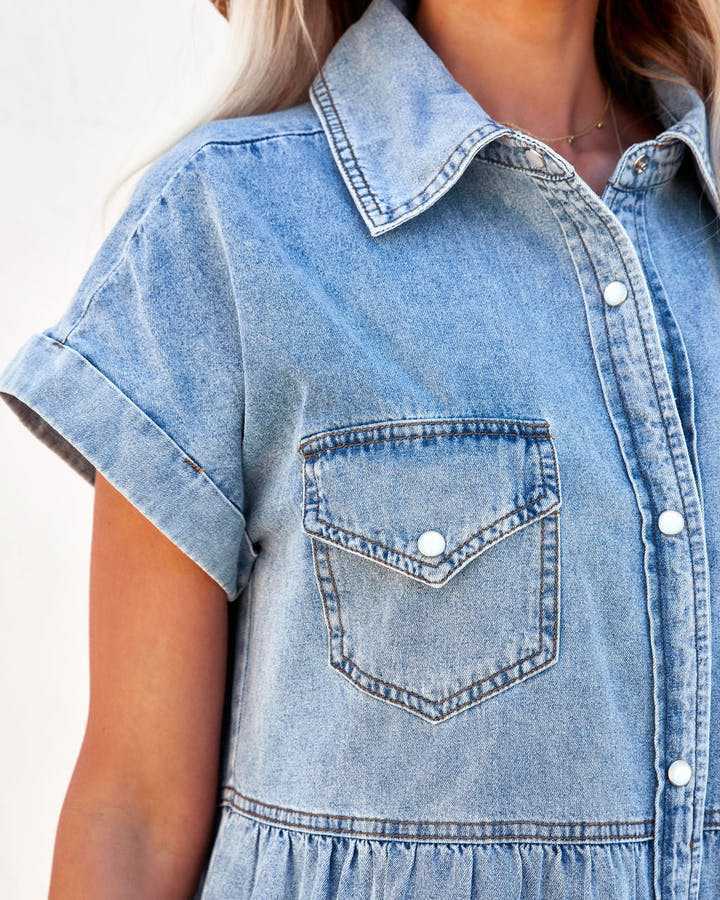 Fashion Loose Denim Dress