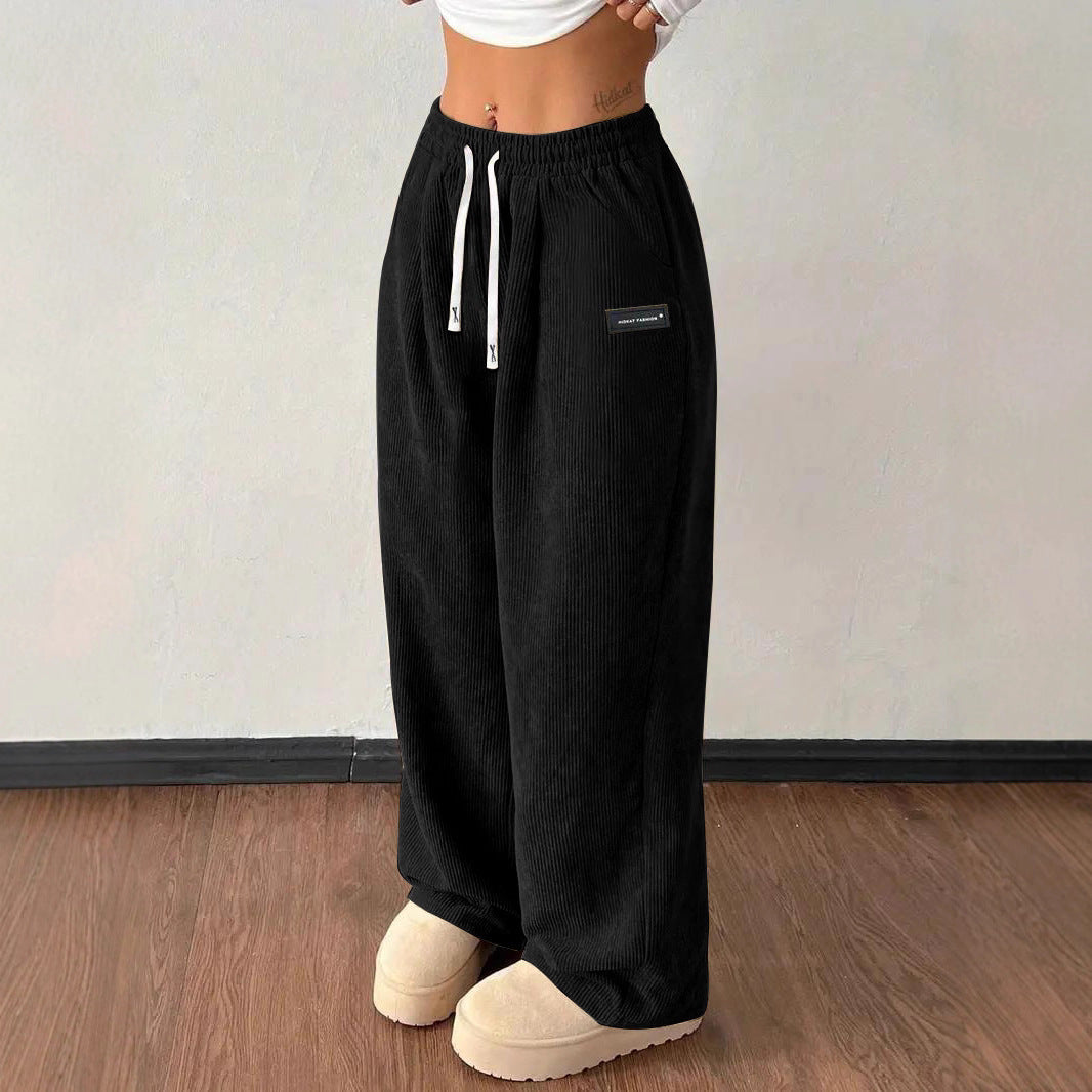 Loose Drawstring Casual Versatile Pants