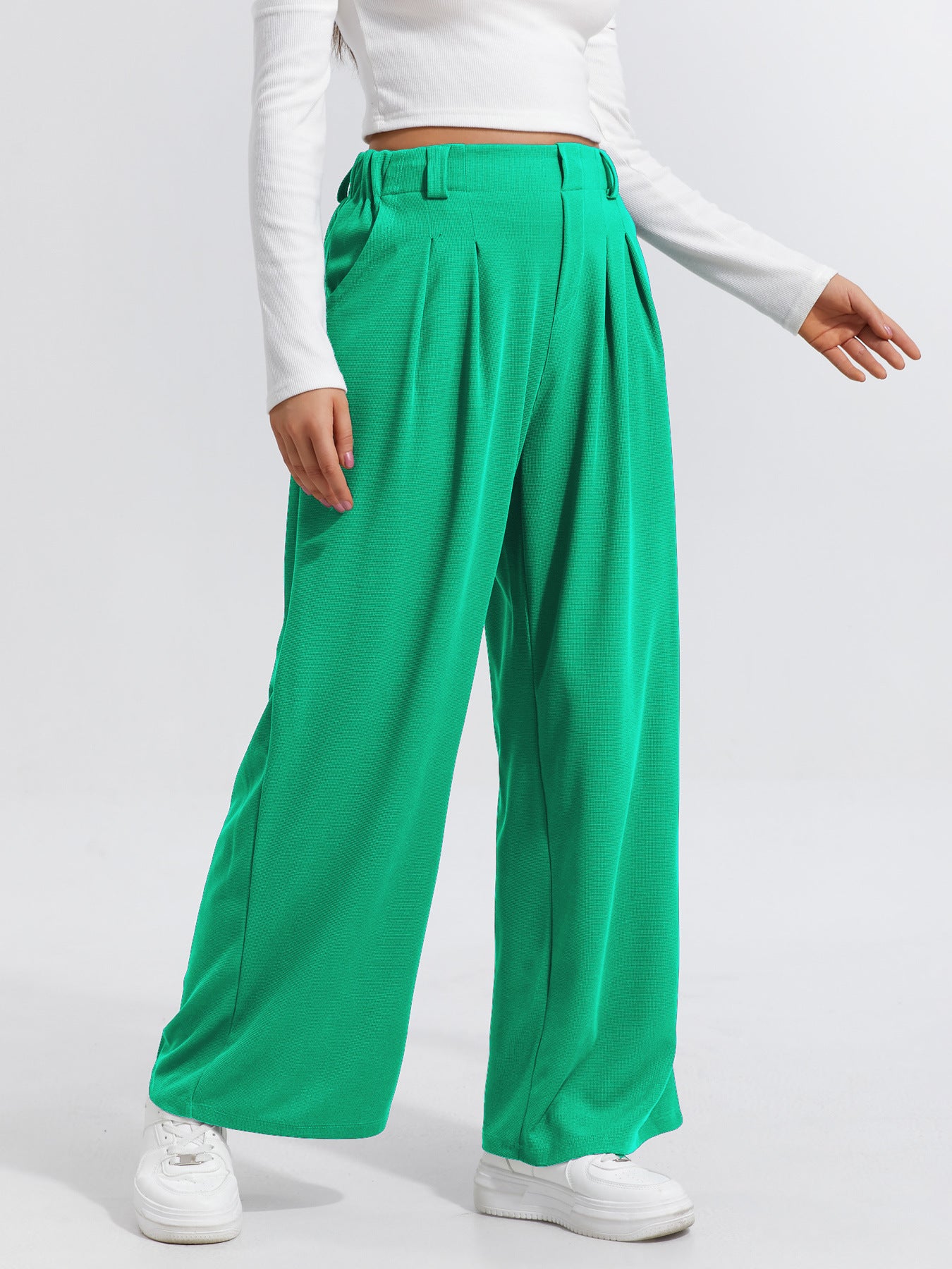 Casual Loose And Elegant Wide-leg Pants