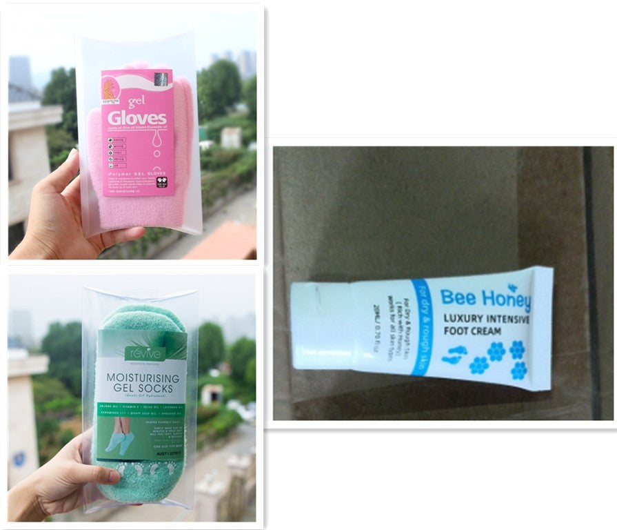 Honey Moisturizing Foot Cream Set