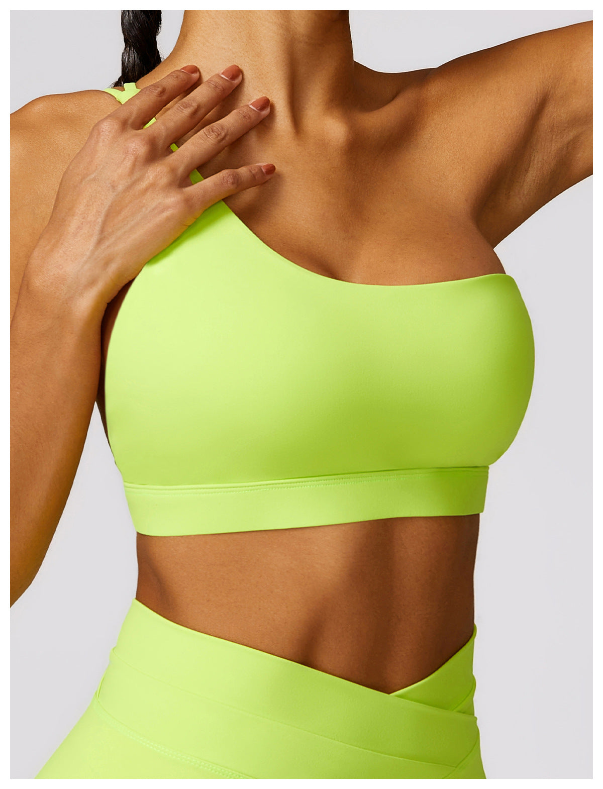 One-shoulder Workout Top