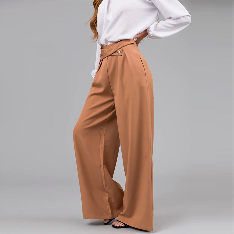 Casual Straight-leg Pants