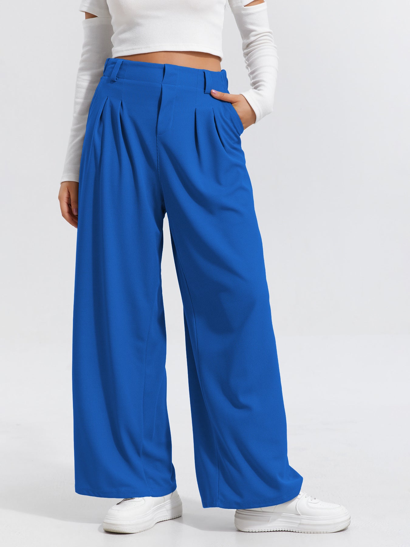 Casual Loose And Elegant Wide-leg Pants