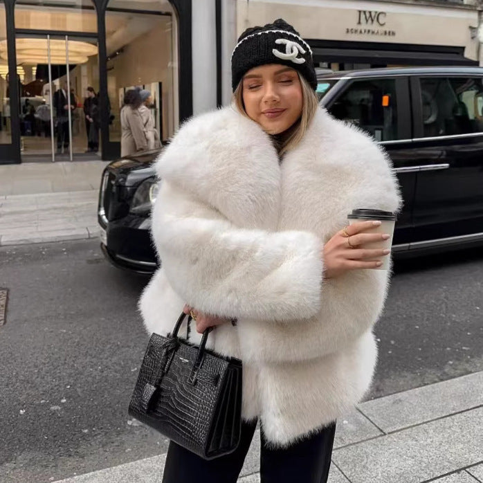Celebrity Fluffy Coat