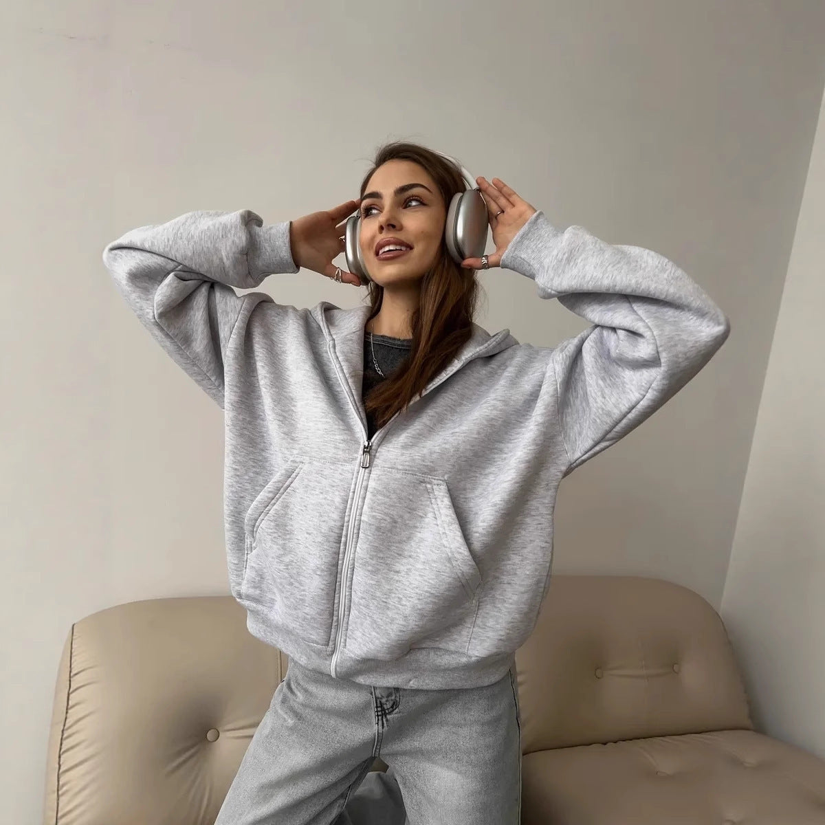 Hooded Casual Thick Coat