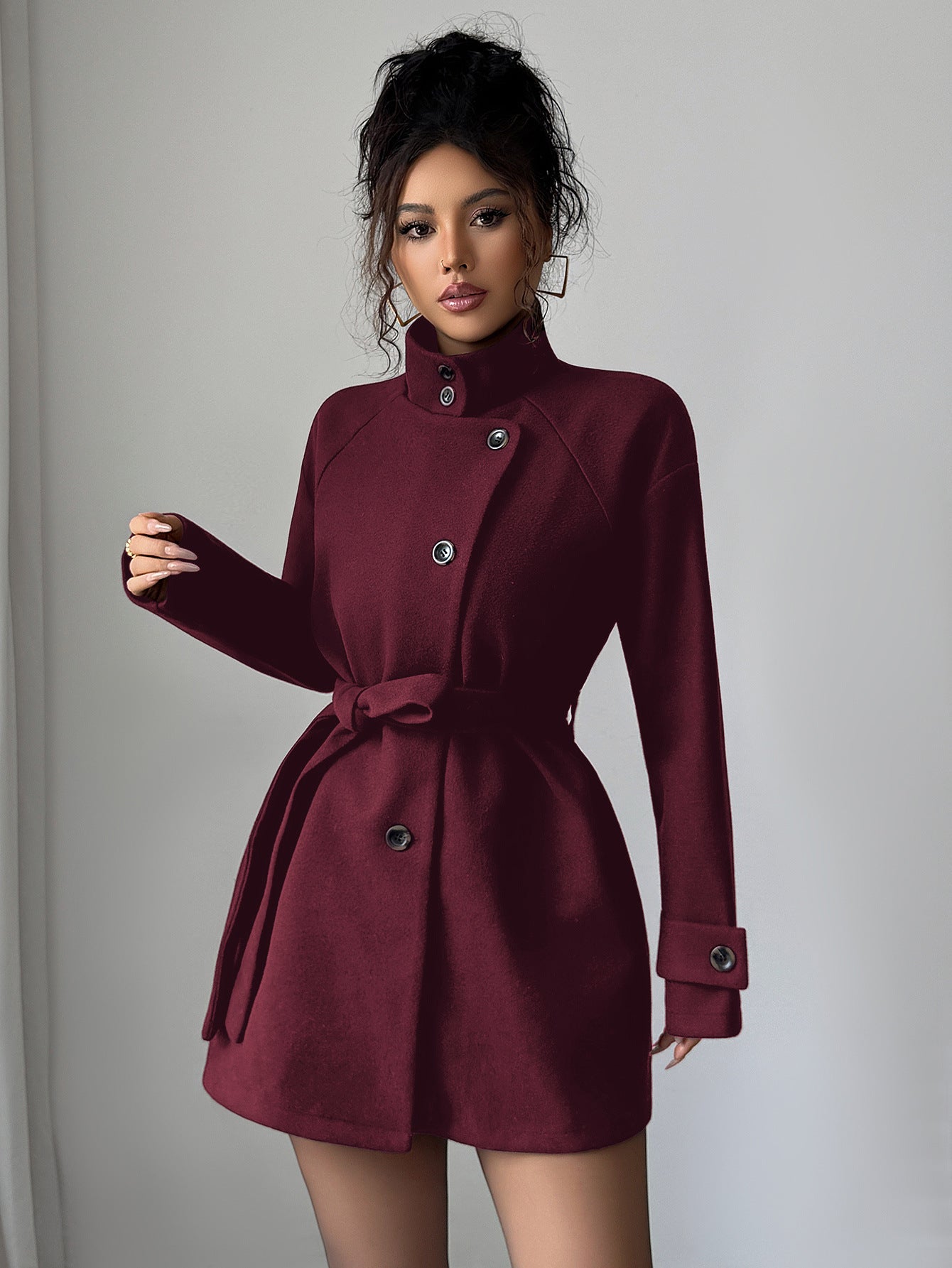 Casual Button Long Sleeved Jacket