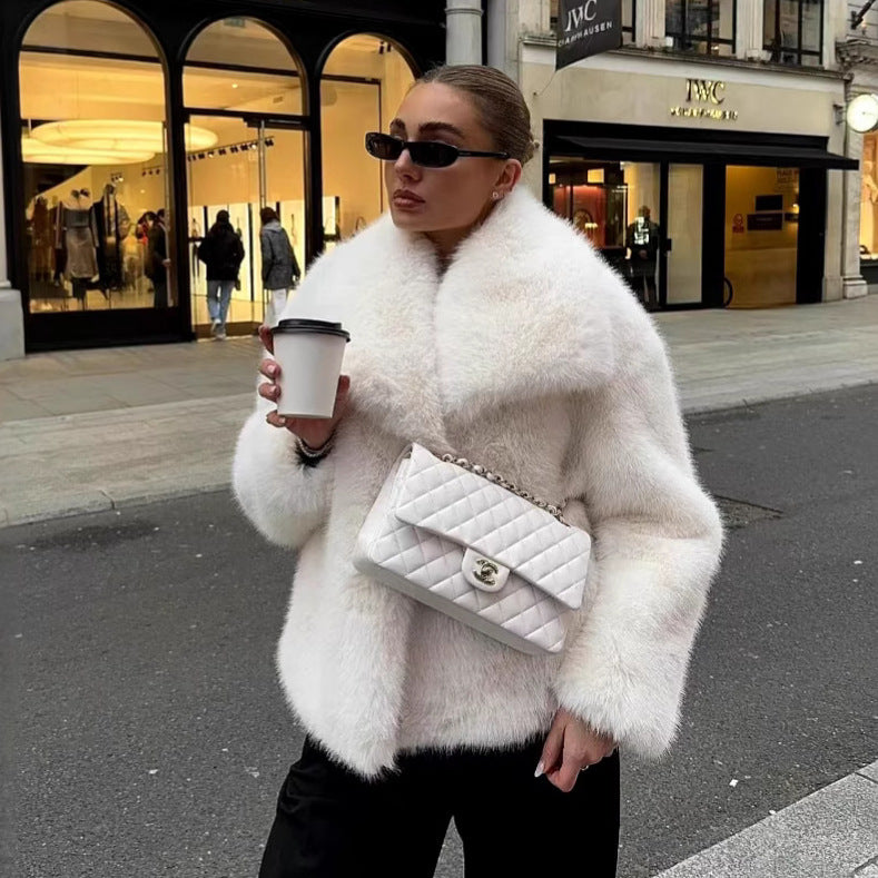 Celebrity Fluffy Coat