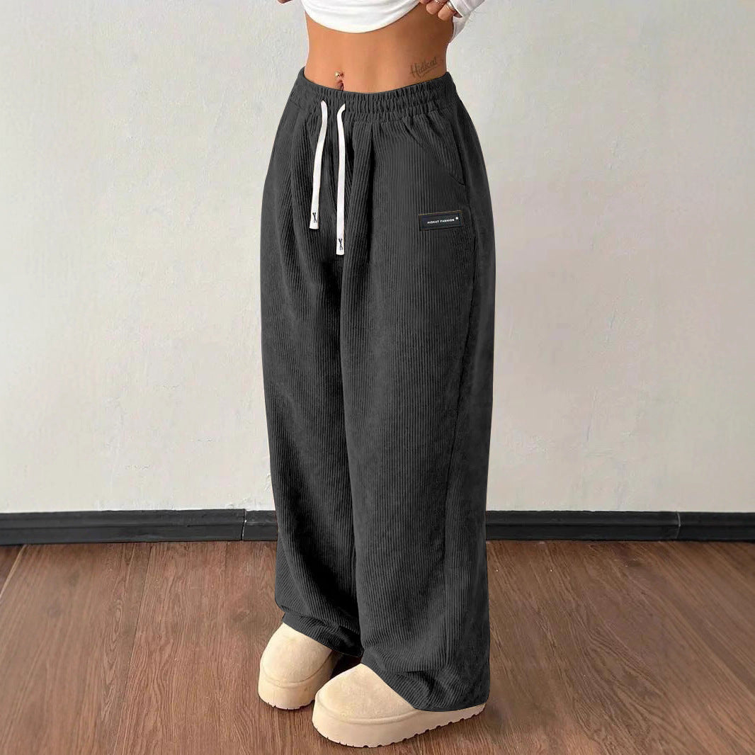 Loose Drawstring Casual Versatile Pants