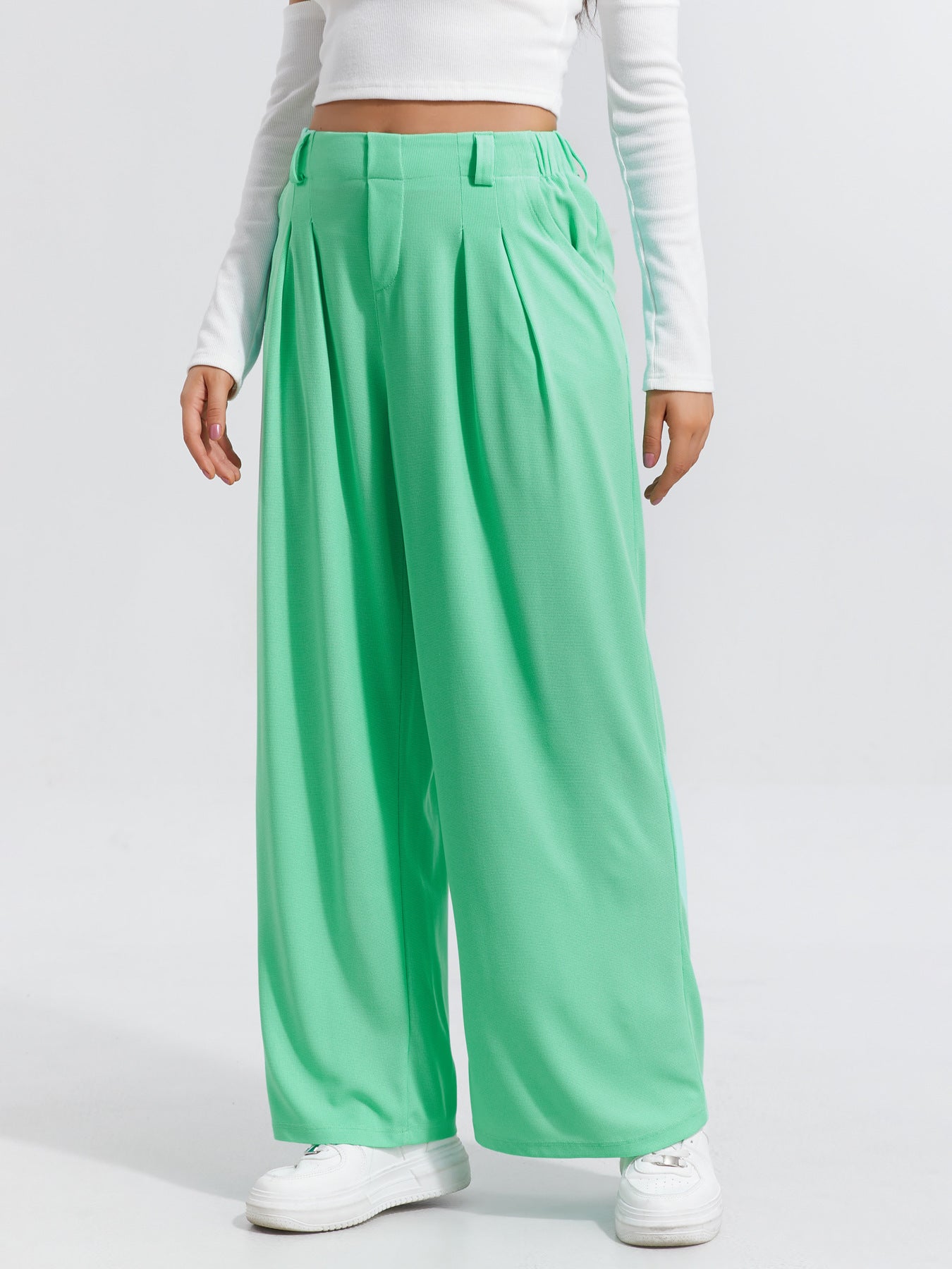 Casual Loose And Elegant Wide-leg Pants