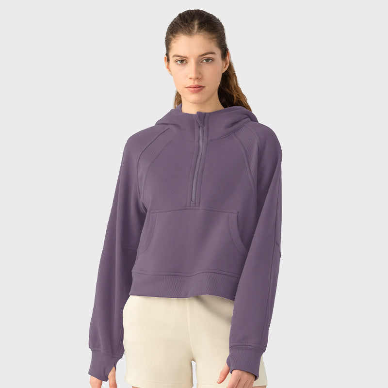 Half Zipper Sports Sweater