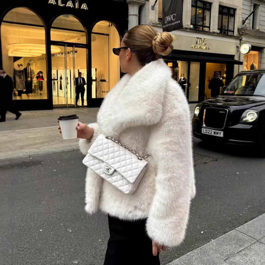 Celebrity Fluffy Coat