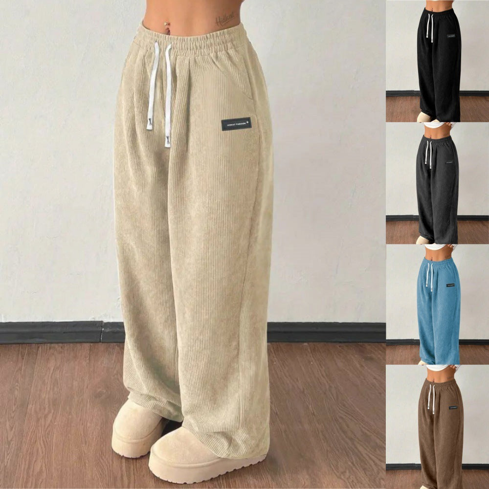 Loose Drawstring Casual Versatile Pants