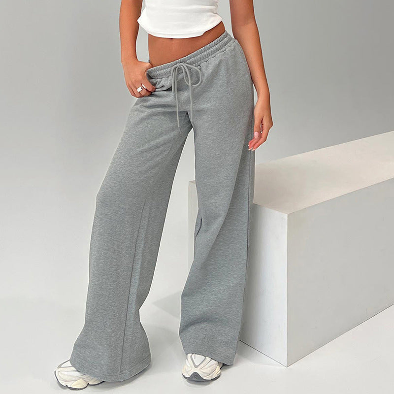 Casual Loose Drawstring Trousers