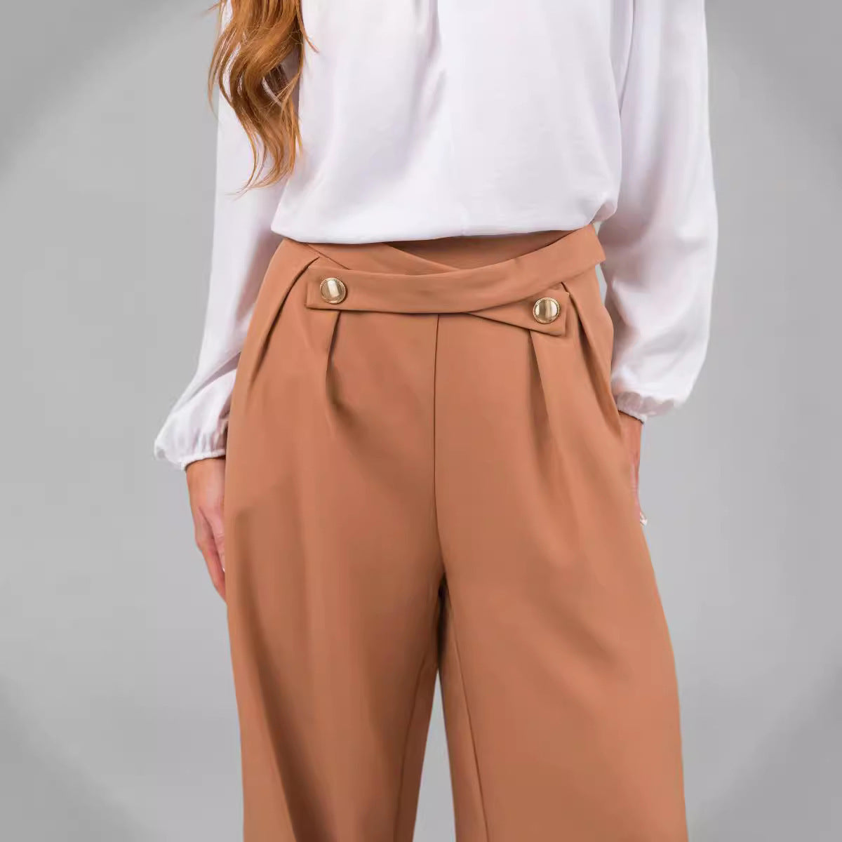 Casual Straight-leg Pants