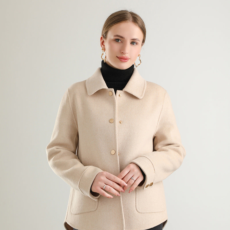 Autumn And Winter Polo Coat
