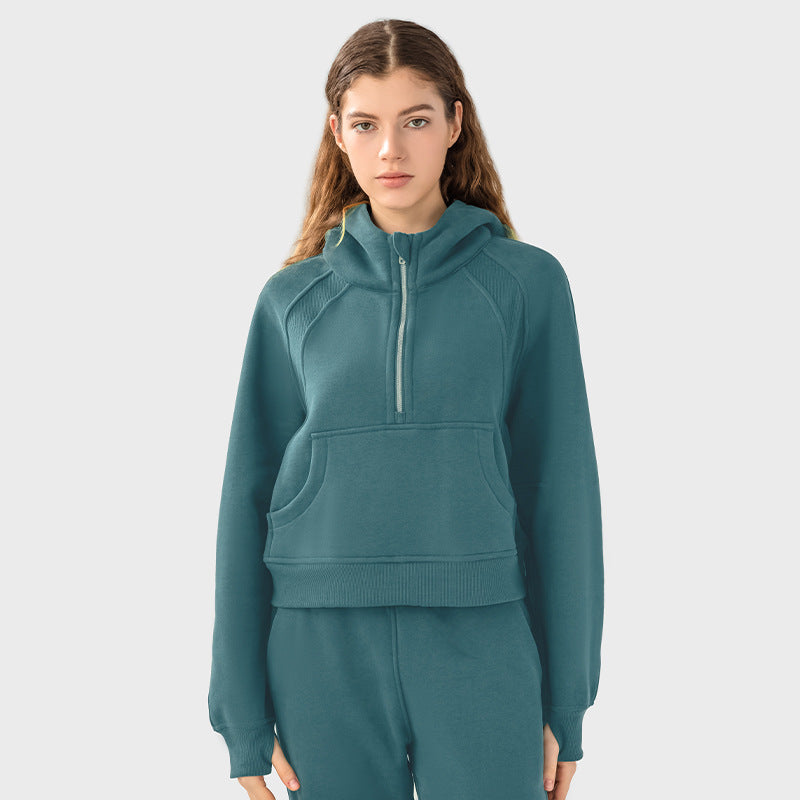 Half Zipper Sports Sweater