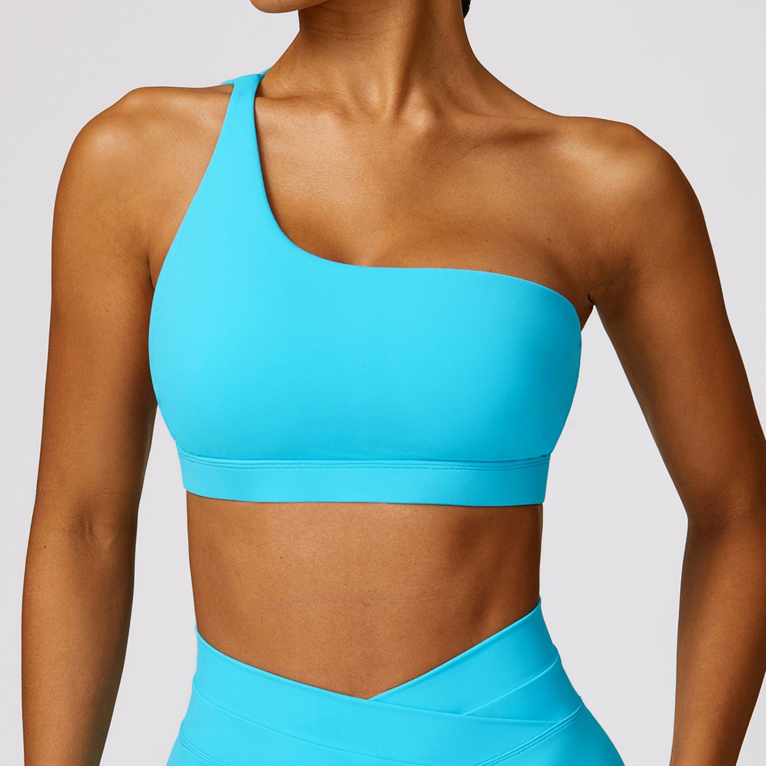 One-shoulder Workout Top