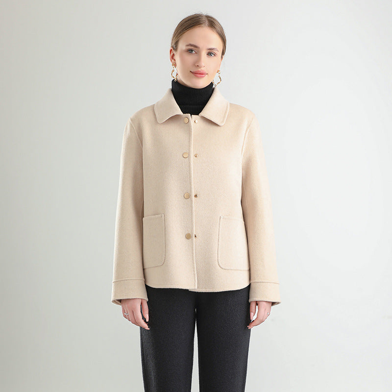 Autumn And Winter Polo Coat