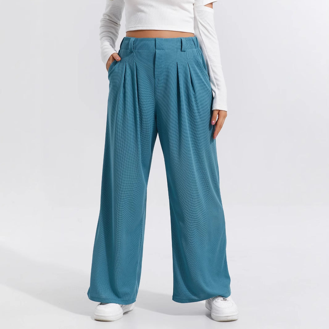 Casual Loose And Elegant Wide-leg Pants