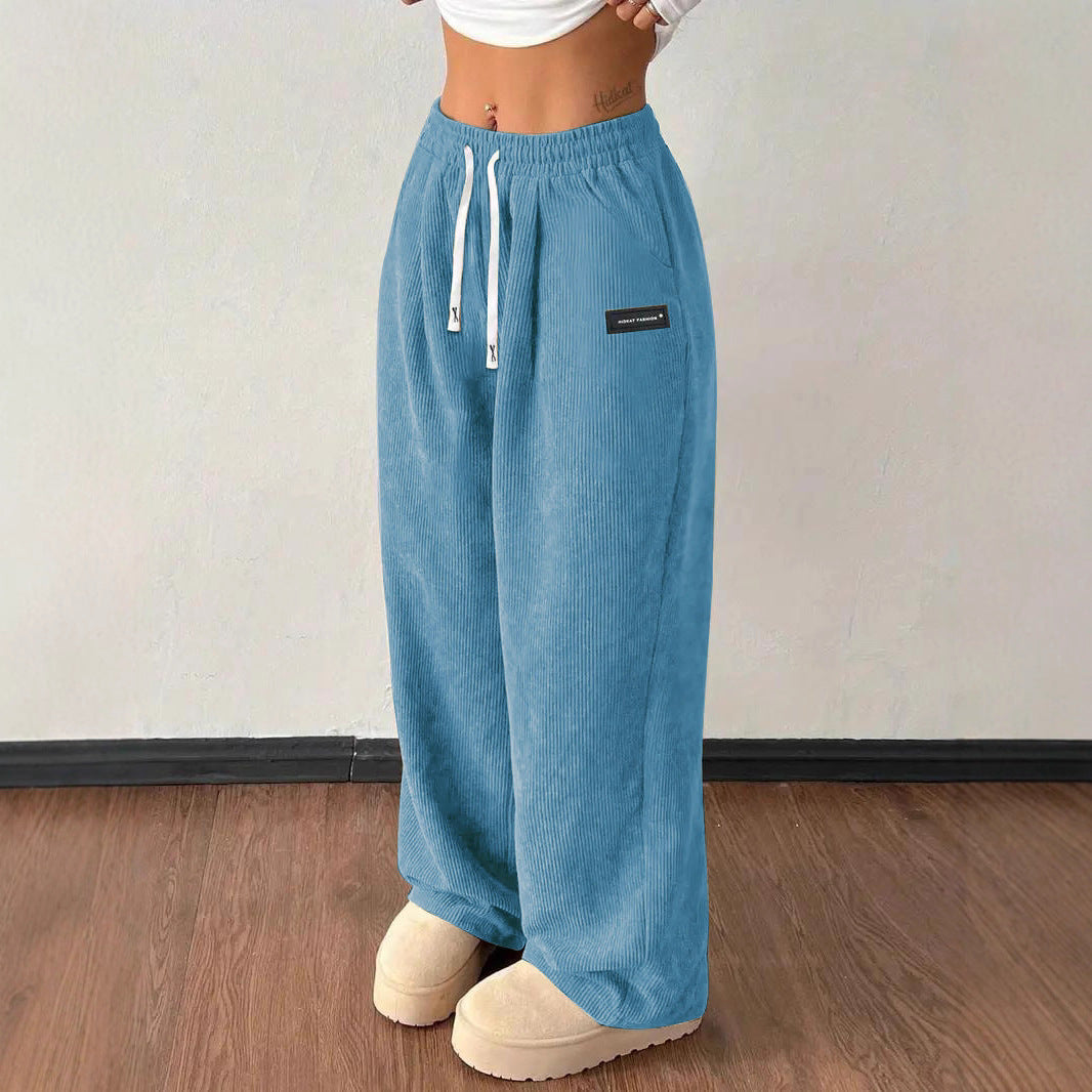 Loose Drawstring Casual Versatile Pants