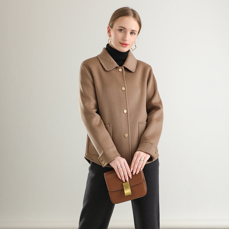 Autumn And Winter Polo Coat