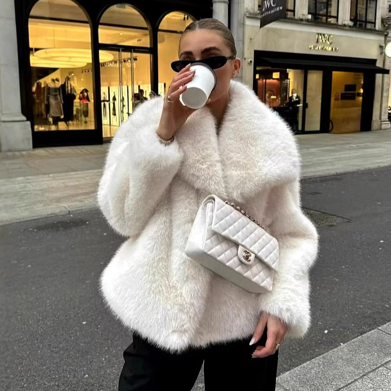 Celebrity Fluffy Coat