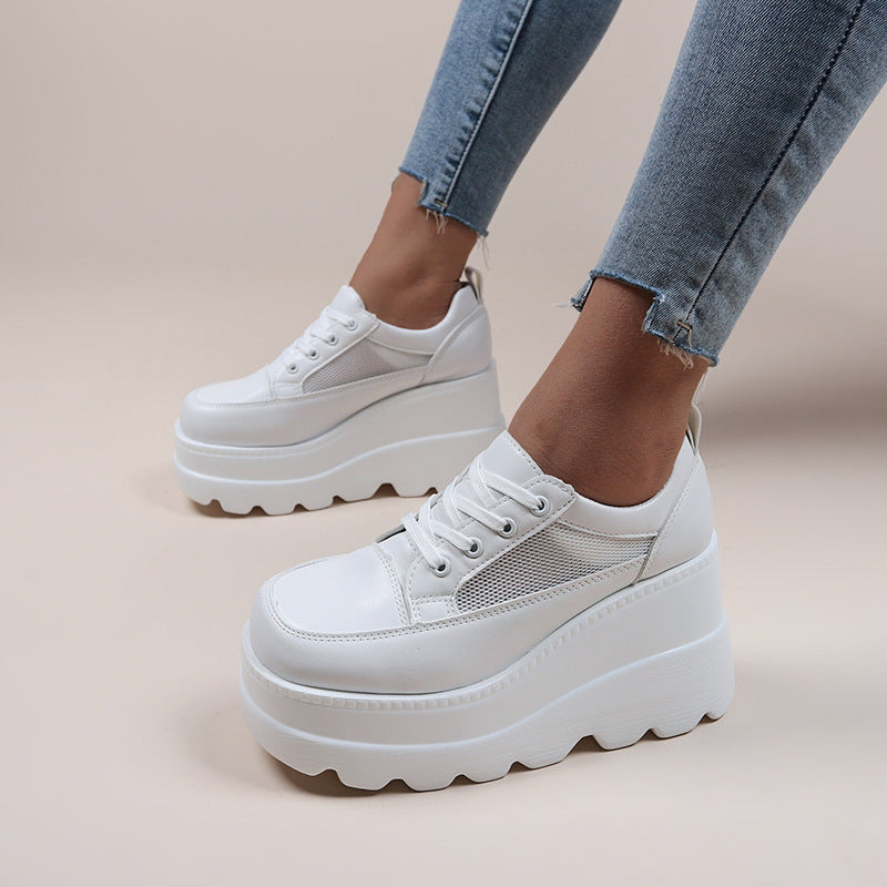 Lace-up Thick Bottom Casual Shoes