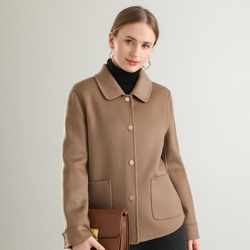 Autumn And Winter Polo Coat