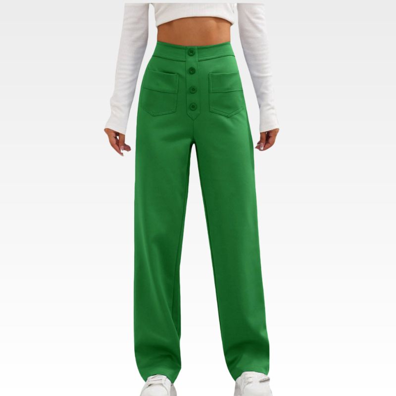 Casual High Waist Trousers