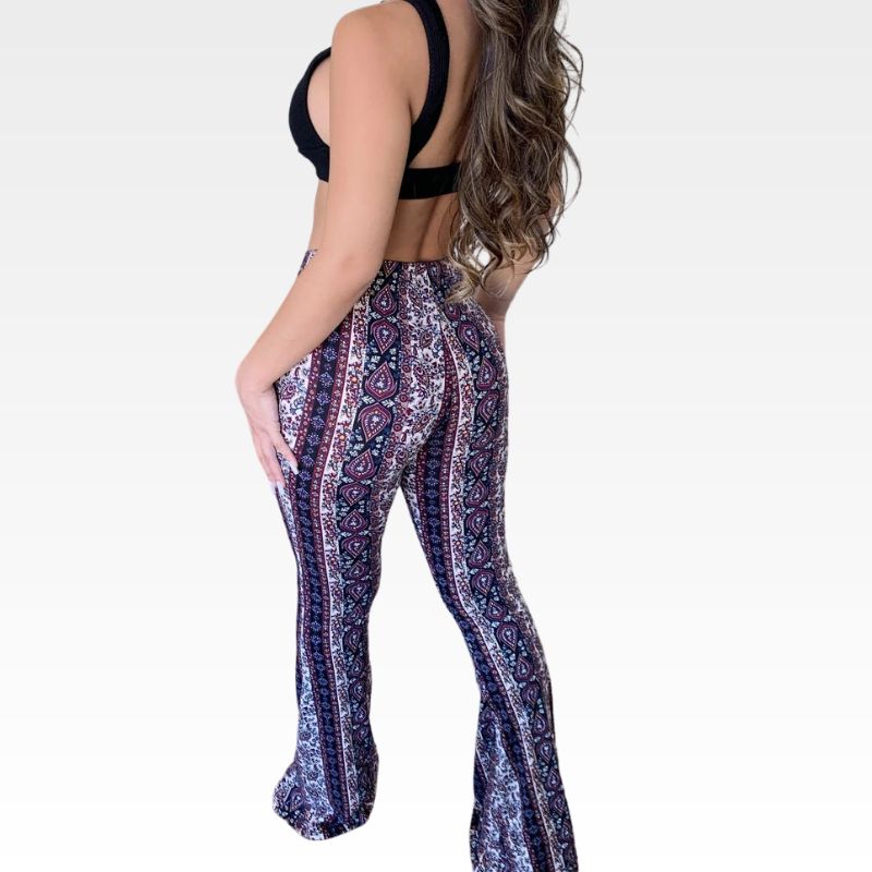 High Elastic Sexy Print Pants