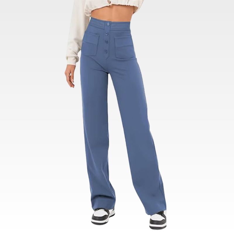 Casual High Waist Trousers