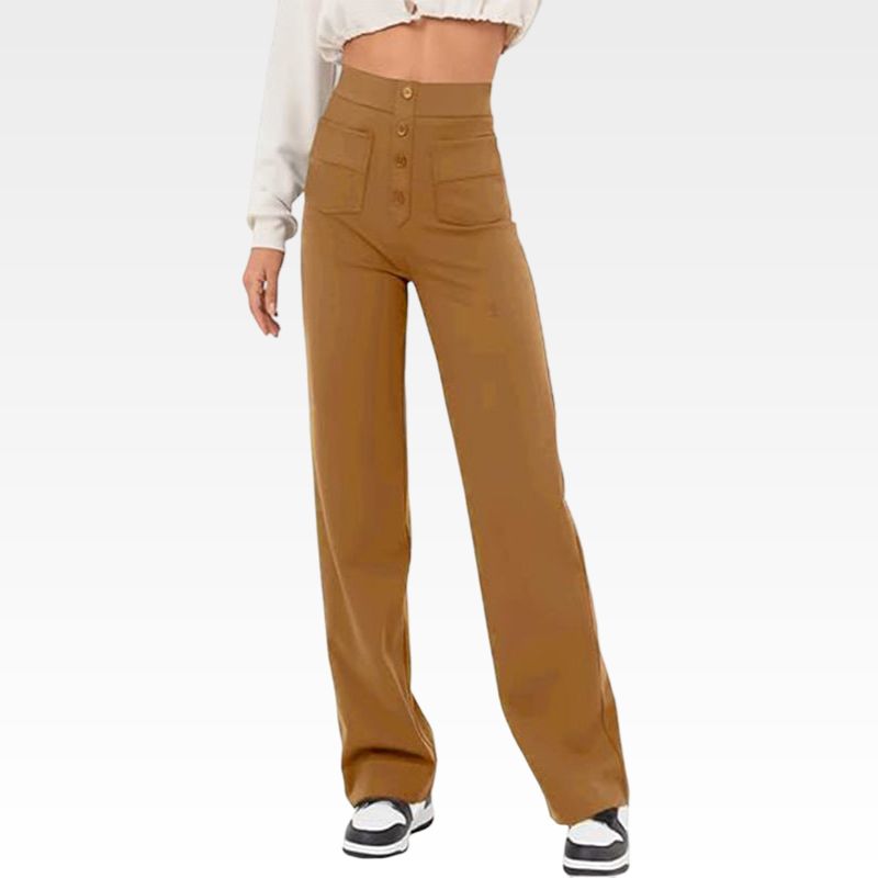 Casual High Waist Trousers