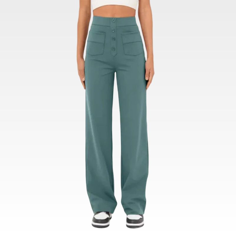 Casual High Waist Trousers