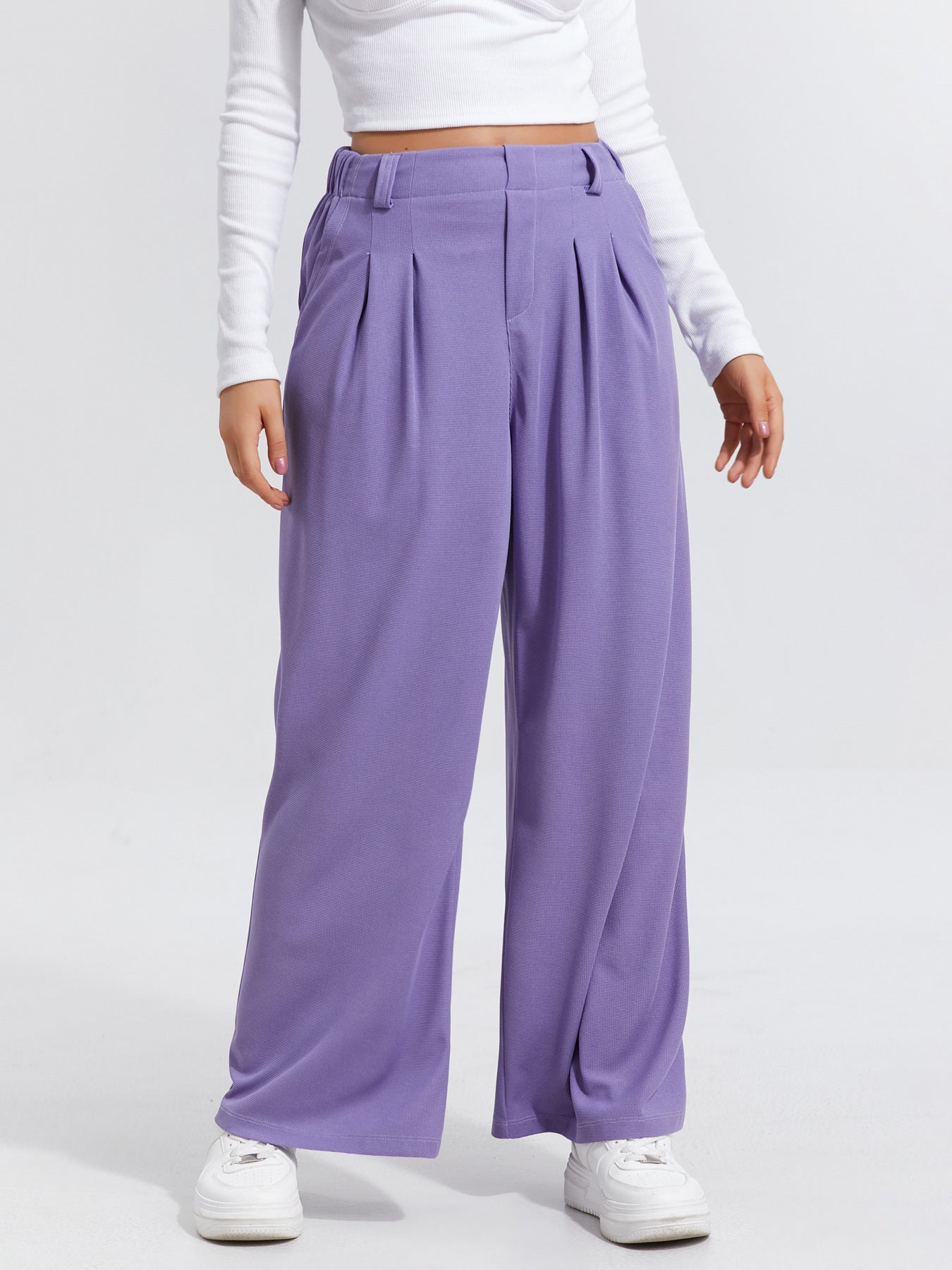 Casual Loose And Elegant Wide-leg Pants