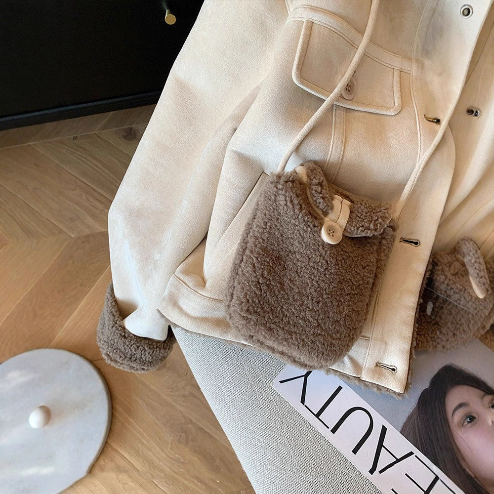 Loose Thick Small Fur Coat For Women