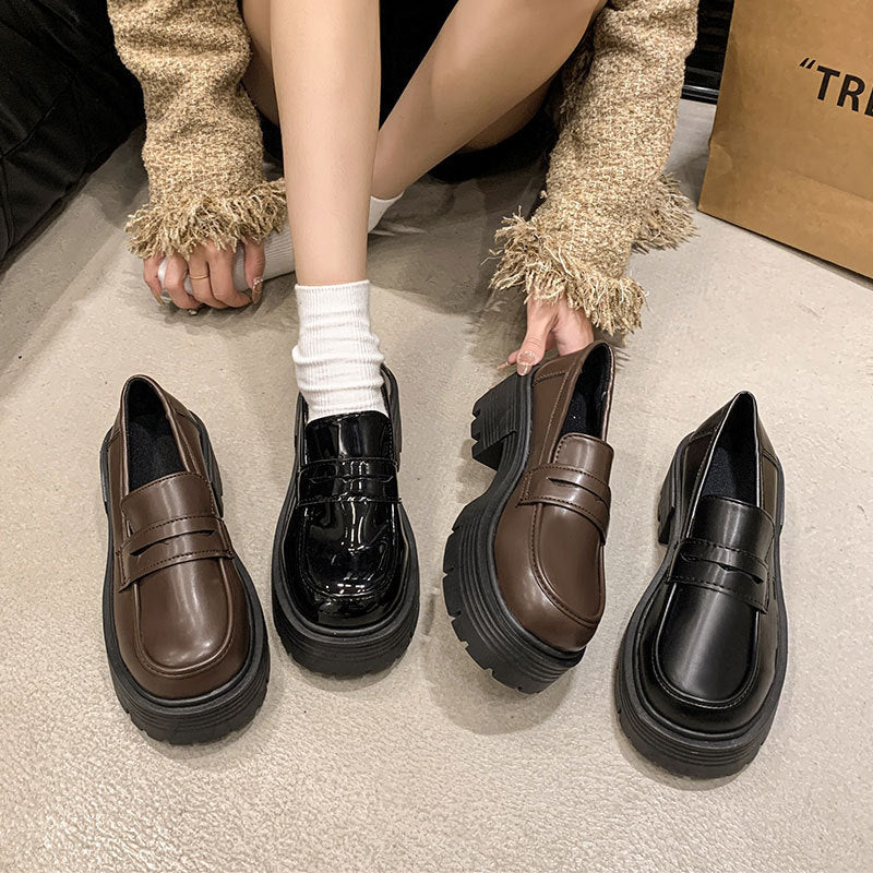 Autumn New Slip-on Round Head Shoes