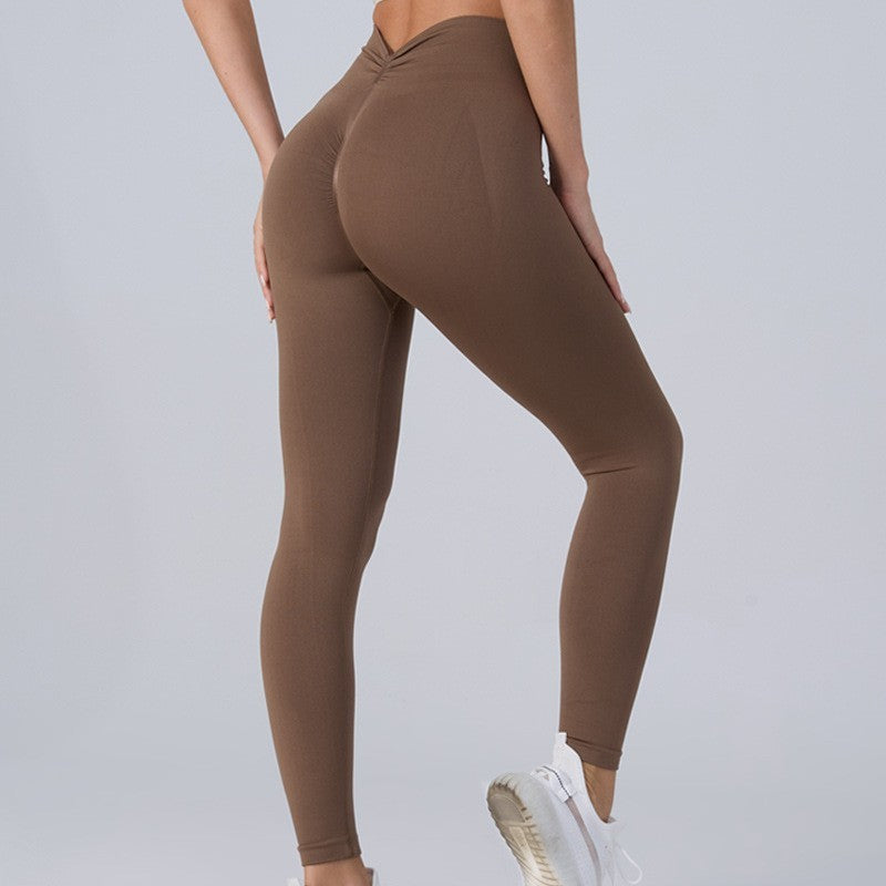 Peach Yoga Pants