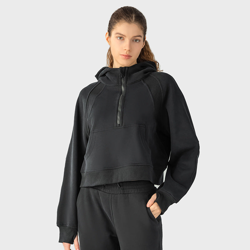 Half Zipper Sports Sweater