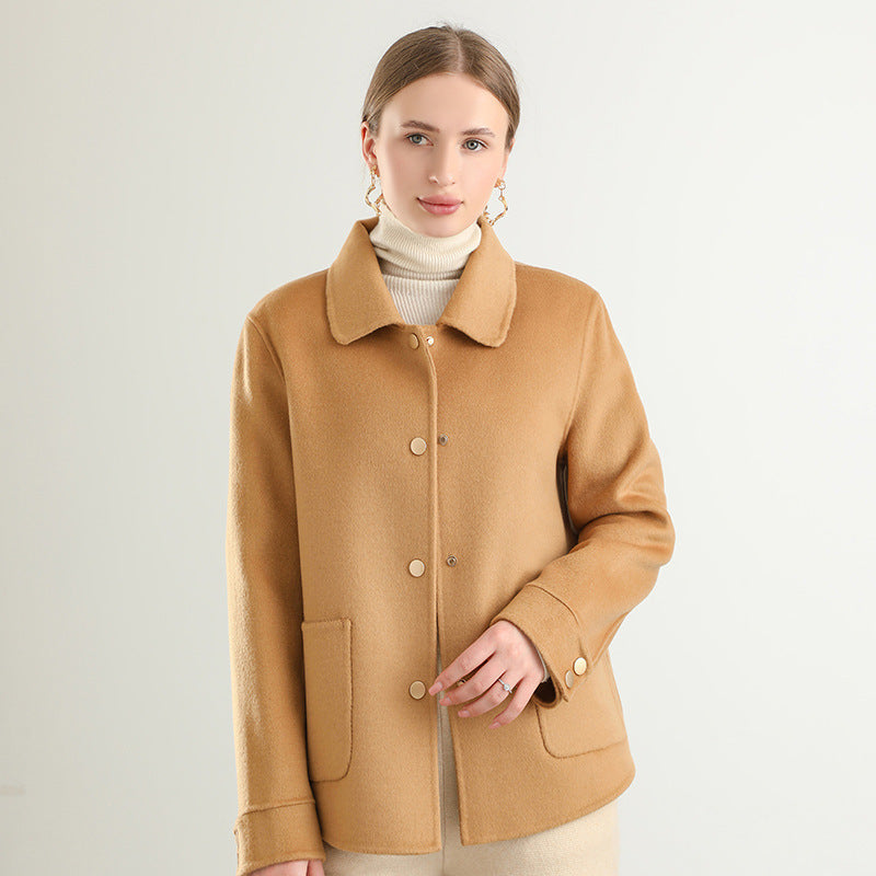Autumn And Winter Polo Coat