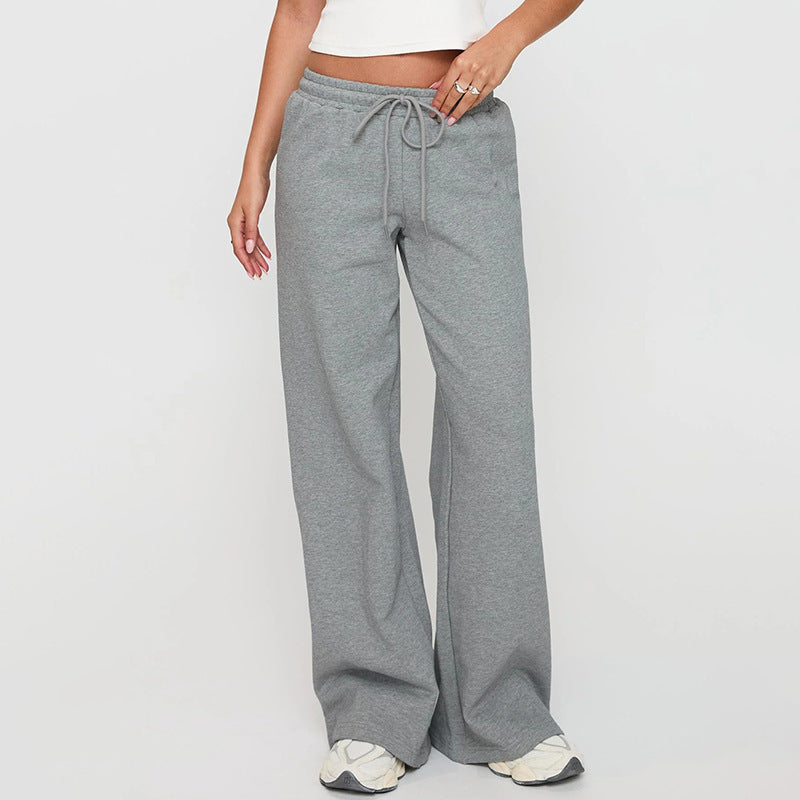 Casual Loose Drawstring Trousers