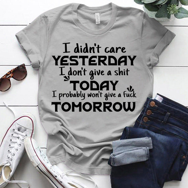 Funny Letter T-shirt