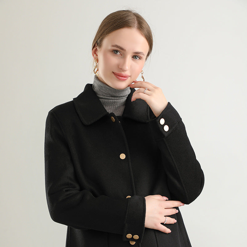 Autumn And Winter Polo Coat