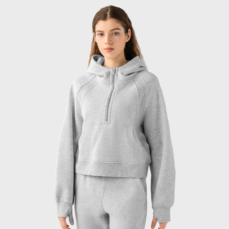 Half Zipper Sports Sweater